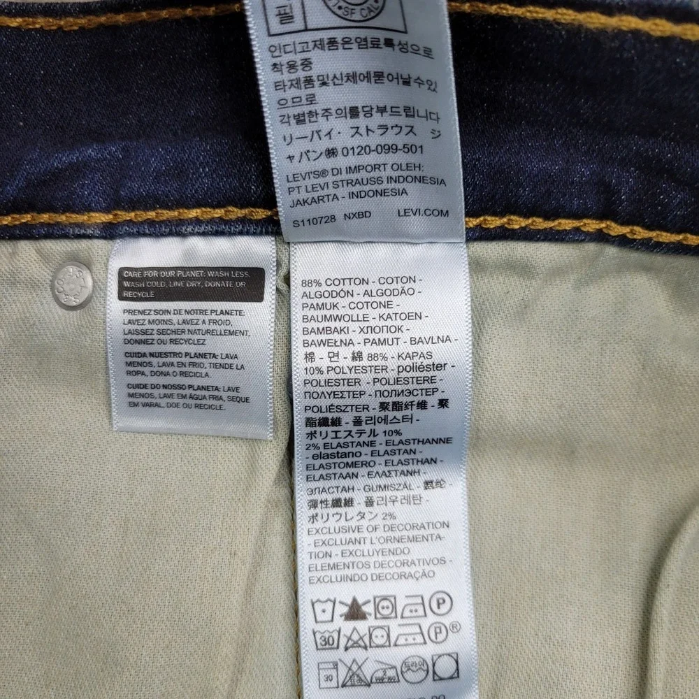 LEVIS 541‎ Athletic Taper Jeans Mens 50x30 Stretch Roomy Seat & Thigh Big & Tall
